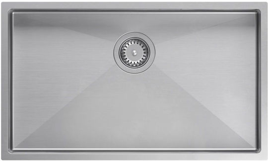 Quadron Drop-In Мивка Inox Четкан Ш74xД44см Сребрист