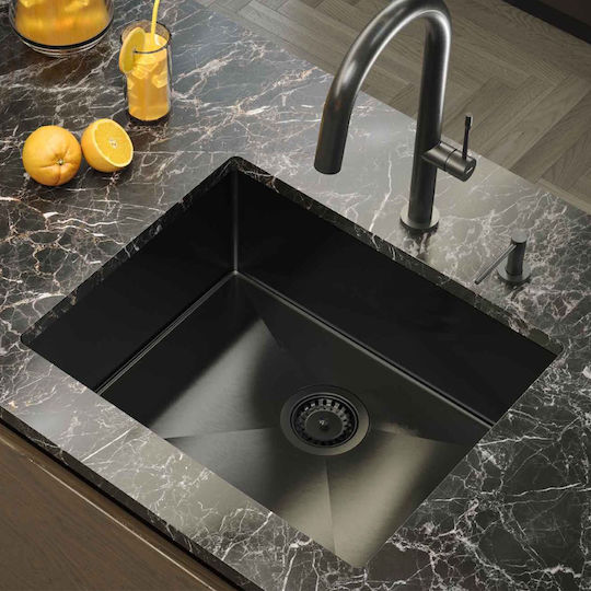 Quadron Drop-In Мивка Inox Ш54xД44см Сив