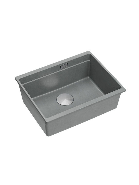 Quadron Drop-In Spüle aus Verbundgranulat B59.5xT45.1cm Gray