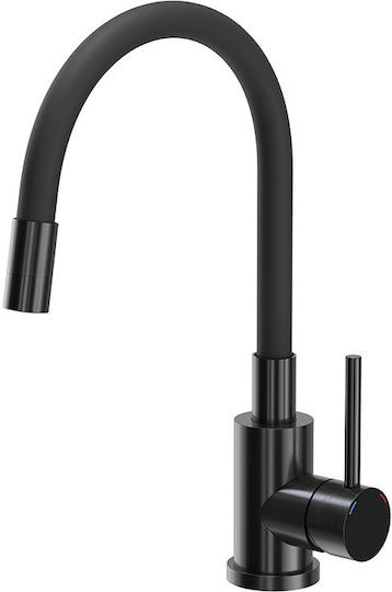 Quadron Ένθετος Νεροχύτης Inox Μ58xΠ45cm Μαύρος