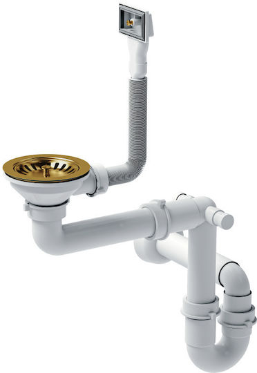 Quadron Drop-In Мивка Inox Ш44xД44см Златист