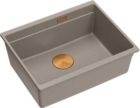 Quadron Drop-In Spüle aus Verbundgranulat B59.5xT45.1cm Beige
