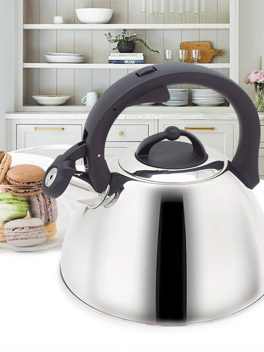 Maestro Τσαγιέρα Ανοξείδωτη Ασημί 2500ml