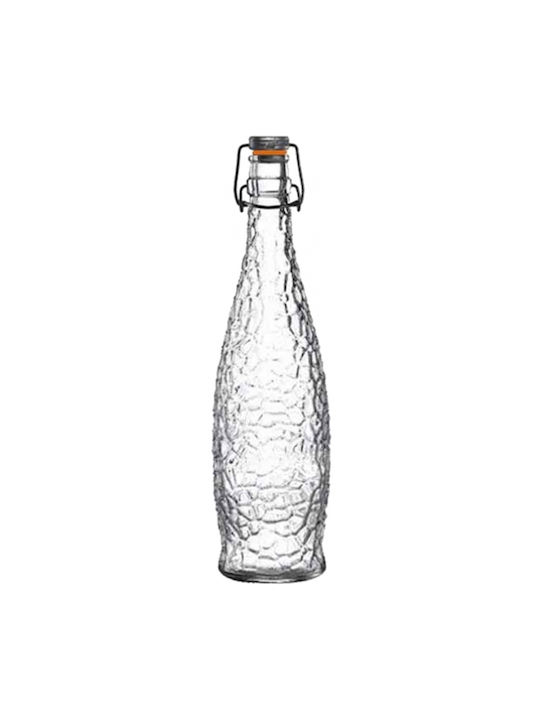 Ready Flasche Wasser Glas mit Schraubverschluss Transparent 1000ml