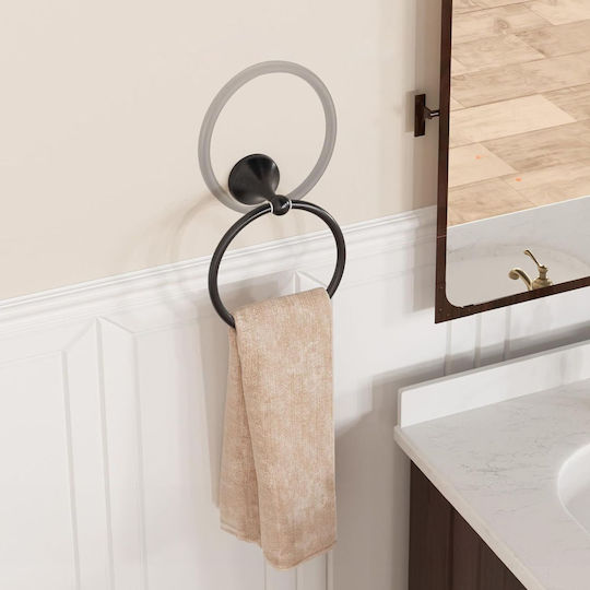 Rea Ring Badezimmer Einzeln Schrauben Schwarz