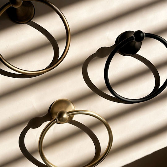 Rea Ring Badezimmer Einzeln Schrauben Schwarz