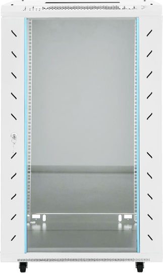 Network Cabinet Perforated Feet 18u 19" Ip20 60x60x100 Cm 600 X 600 X 1000 Mm