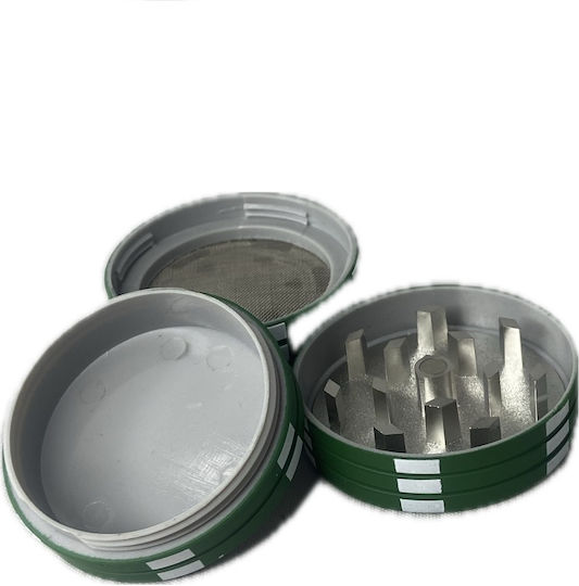 Τριφτησ-grinder Μεταλλ+πλαστ 40χ26mm 2 Θεσεων Poker Green
