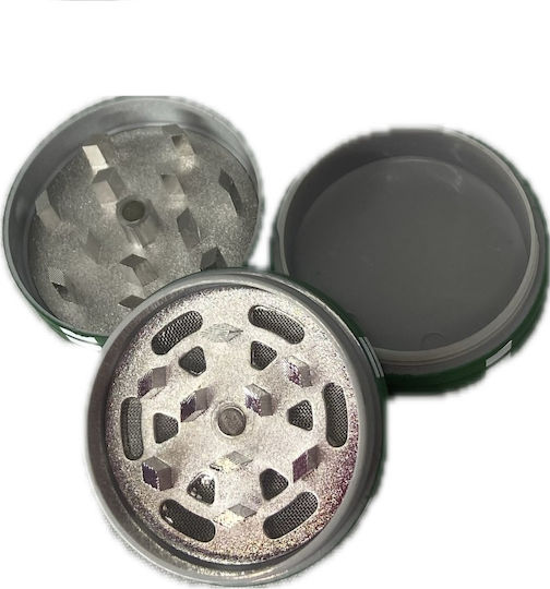 Τριφτησ-grinder Μεταλλ+πλαστ 40χ26mm 2 Θεσεων Poker Green