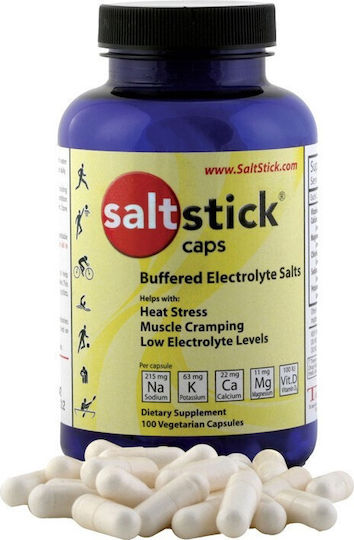 SaltStick Buffered Electrolyte Salts 100 Vegetable Capsules
