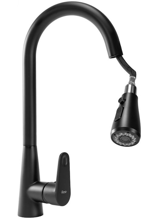 Rea Kitchen Faucet Counter Black