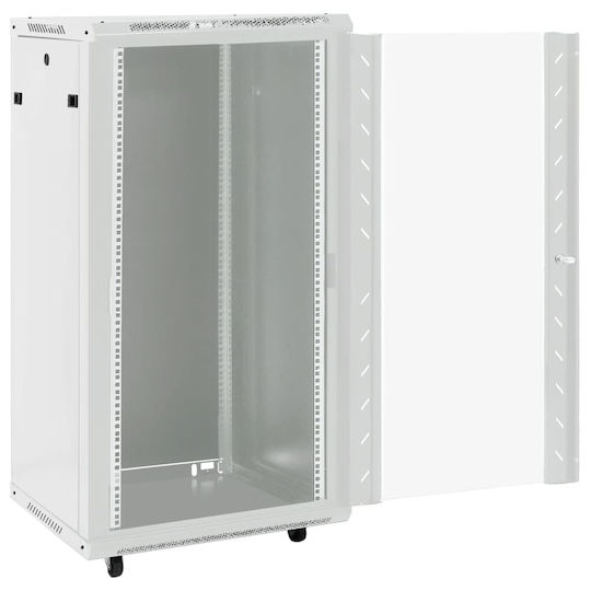vidaXL Επιδαπέδια Καμπίνα Rack 22U 60x60x120cm Γκρι 30269