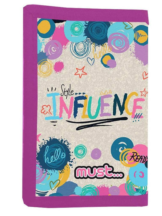 Must Team Kids Wallet with Velcro - (Various Designs) 1pc