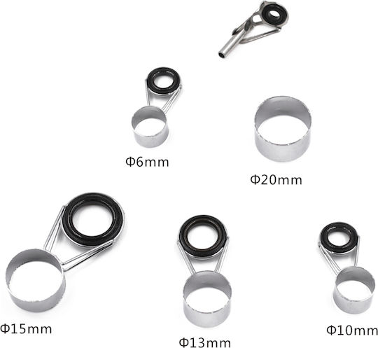 Fishing Rod Guides 6pcs 19898 Tpster