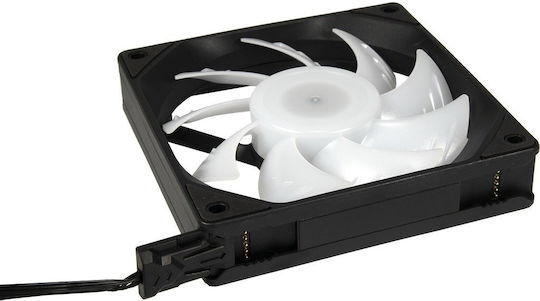 Inter-Tech ES-011 Case Fan 120mm (75cfm) με RGB Φωτισμό και Σύνδεση 4-Pin PWM