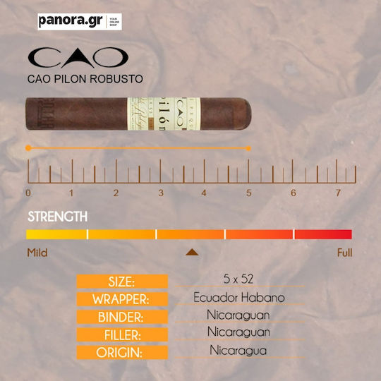 Cao Pilon Robusto Cigars Nicaragua 1pcs 125mm