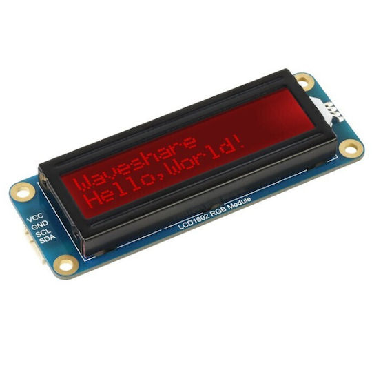 Waveshare Basic 16x2 Character LCD RGB 3.3V/5V