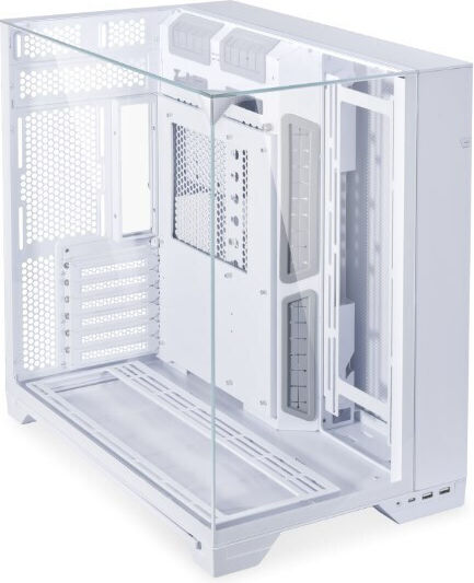 Lian Li O11 Vision Gaming Midi Tower Κουτί Υπολογιστή με Πλαϊνό Παράθυρο Λευκό