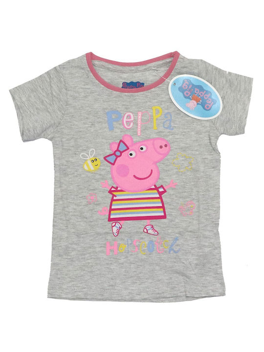 Peppa Pig Kinder Schlafanzug Sommer Baumwolle GREY pp0191