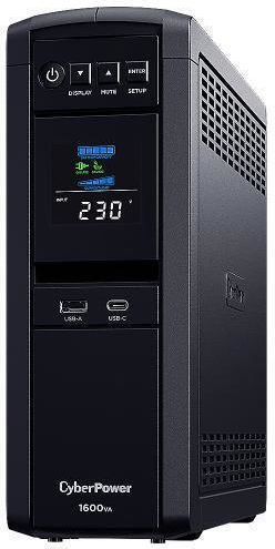 CyberPower CP1600EPFCLCD UPS Line-Interactive 1600VA 1000W με 6 Πρίζες