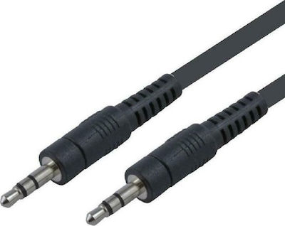 Powertech 3.5mm male - 3.5mm male Cable Silver 2m (CAB-J056)