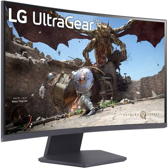 LG UltraGear 27GS60QC-B VA HDR Curved Gaming Monitor 27" QHD 2560x1440 180Hz with Response Time 1ms GTG