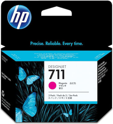 HP 711 Cerneală pentru imprimantă InkJet Magenta (CZ135A)