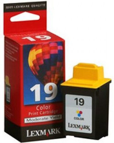 Lexmark 19 Color Moderate Original InkJet Printer Ink Multiple (Color) (15M2619E)