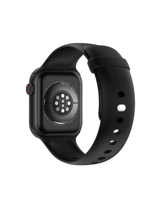 Kumi KU3 Meta Smartwatch με Παλμογράφο (Γκρι)