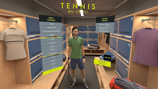 Tennis On-Court Joc PS5
