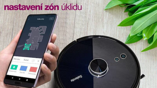 Salente Evolveo L7 Σκούπα Ρομπότ με Χαρτογράφηση Laser & Απορρόφηση 3300Pa Μαύρη