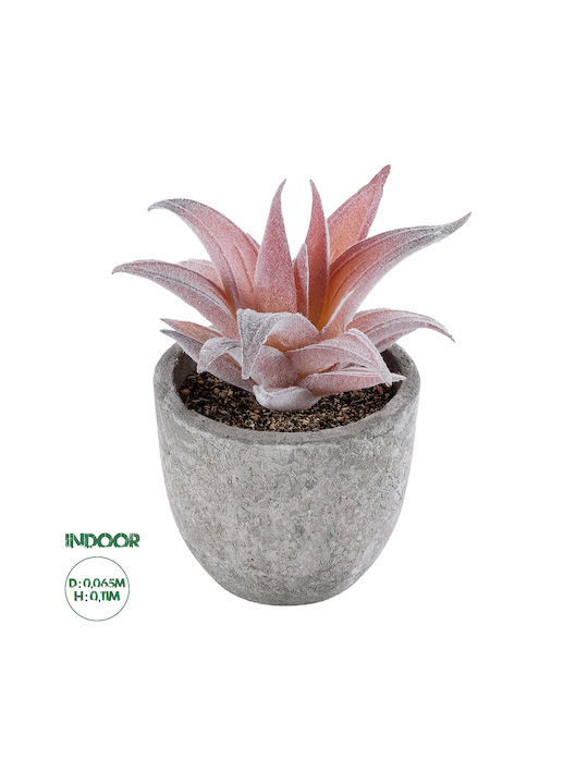 Globostar Artificial Garden Succulent Aloe 21032 Decorative Plant Succulent Aloe H11cm