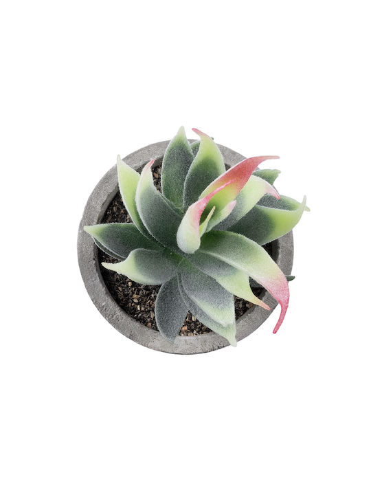 Globostar Artificial Garden Succulent Aloe 21009 Decorative Plant Succulent Aloe H14cm