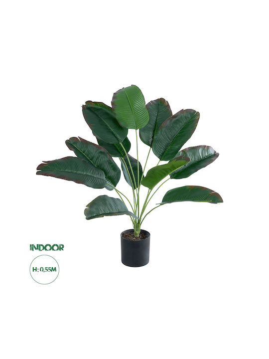 Globostar? Künstlicher Garten Banane 20928 Dekorative Pflanze Bananenbaum H55cm