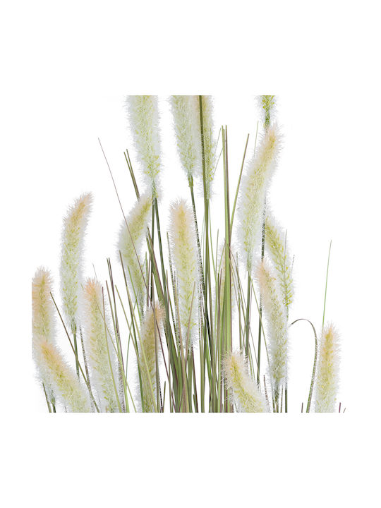 Globostar Künstlicher Garten Beige Lagurus 21102 Dekorative Pflanze Beige Lagurus H140cm