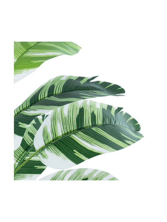 Globostar? Künstliche Gartenbanane Zebra 20929 Dekorative Pflanze Banane Zebra H55cm