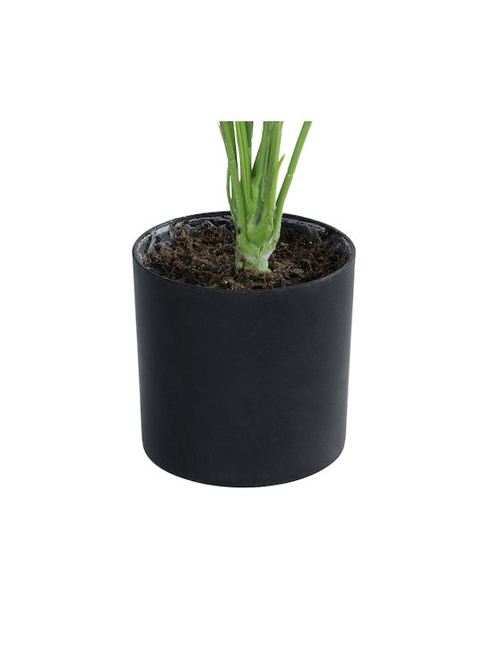 Globostar? Plantă decorativă artificială Banană Zebra pentru grădină 20930 Banană Zebra H55cm