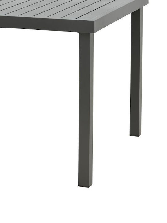 Set Esszimmer im Freien Elation-kliton B Charcoal 7Stück