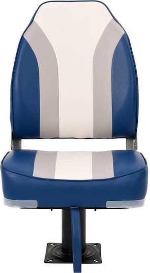 Boat Seat Set 2 Pieces High Back Folding 3284301