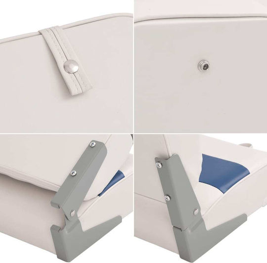 Boat Seat Set of 2 Pieces High Back Folding 3284309