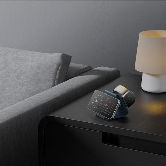 Energea Ασύρματος Φορτιστής (Qi Pad) 15W Γκρι