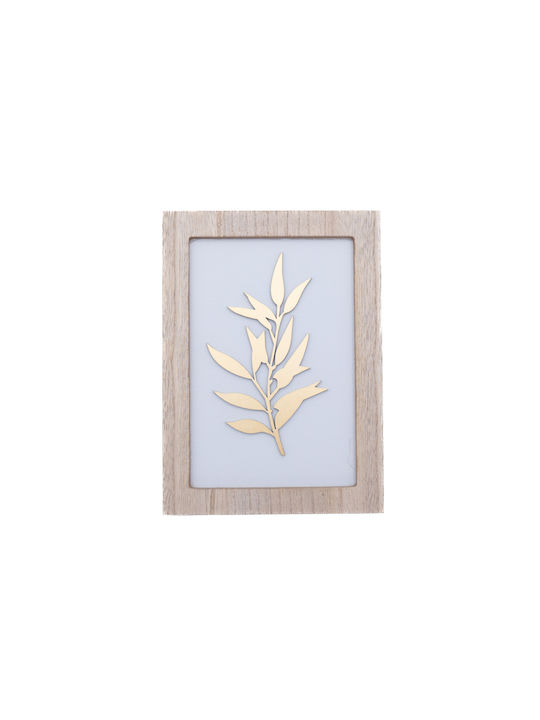 Uncle George White Wooden Wall Decor 21x1x14.5cm