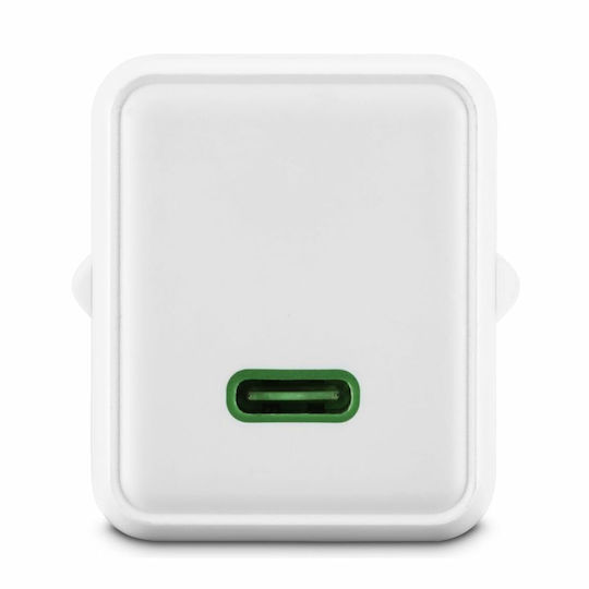 HAMA Wireless Charger with USB-C Port 45W Power Delivery White