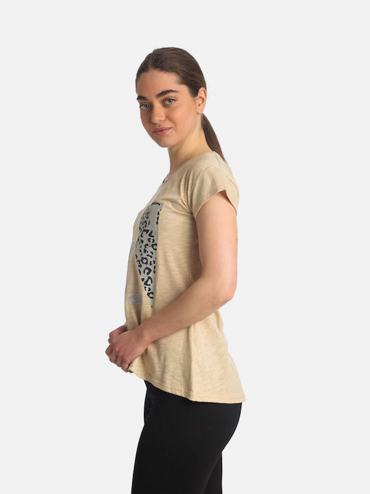 Paco & Co Damen T-shirt Beige