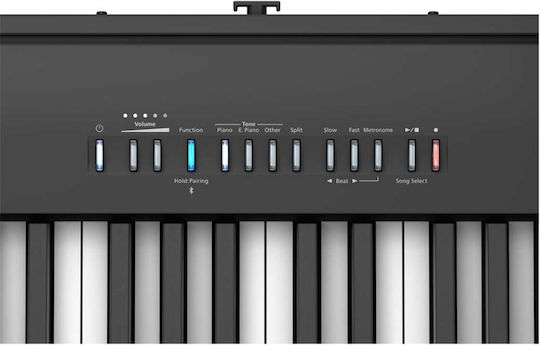 Roland Electric Stage Piano FP-30X Home Bundle Set with 88 Weighted Keys Built-in Speakers and Connection with Headphones and Computer Black