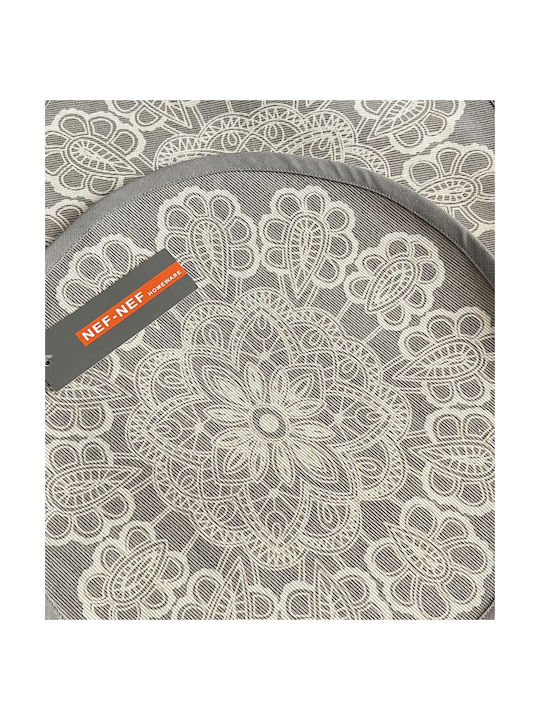 Nef-Nef Homeware Fabric Placemat Gray 35cm