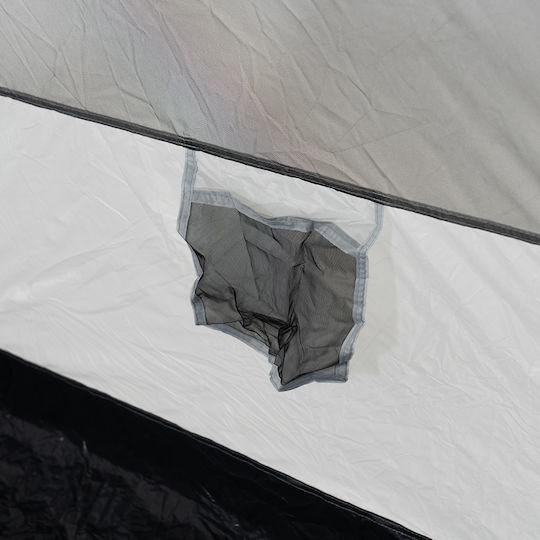 Bigfour Rexa Casual 4 Automatic Camping Tent White with Double Cloth 3 Seasons for 4 People 345x240x185cm