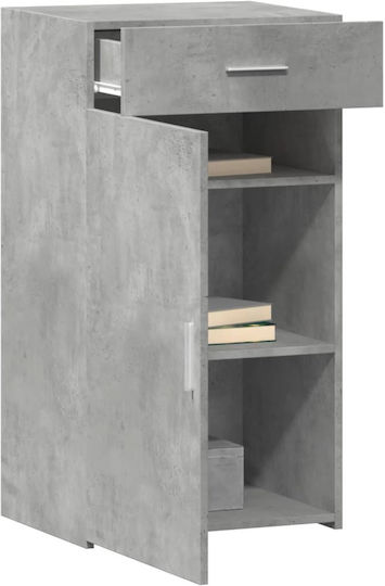 Hängeschrank fürs Wohnzimmer aus Spanplatte Grau 50x42,5x93 cm