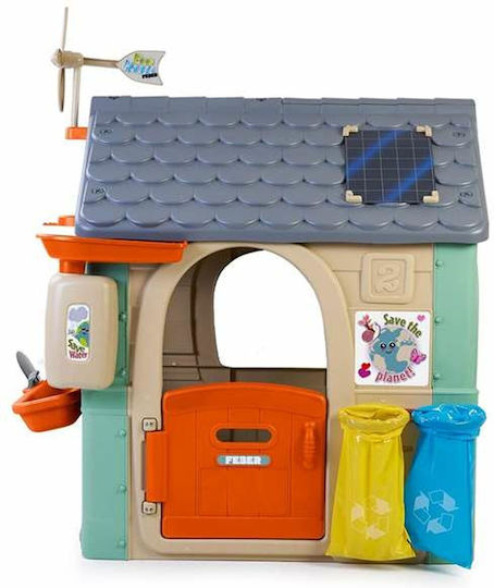 Feber Многофункционална Детска Къщичка За Градина Recycle Eco Waste Segregation Green Energy 105.5x20x109.5см