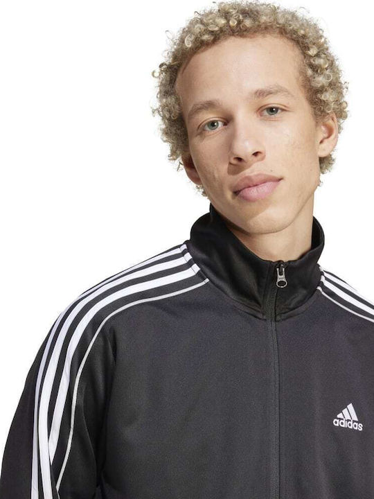 3-stripes Doubleknit Tracksuit Glossy with Elastic Black